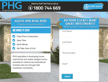 Tablet Screenshot of phgaustralia.com
